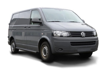 VW T5 (2003-2015) SCHWARZE SCHWELLERROHRE Ø 76MM