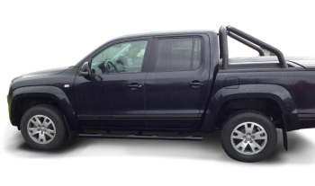 VW Amarok DOPPELKABINE (2010-2020) SCHWELLERROHRE Ø 100MM CHROM O. SCHWARZ