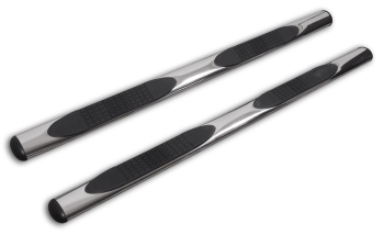 SCHWELLERROHRE EDELSTAHL Ø 100MM PASSEND FÜR MERCEDES-BENZ X-KLASSE DOPPELKABINE (2017-2020)