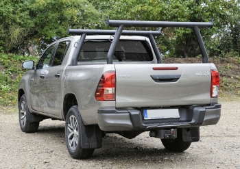 Ladder Rack Gepäckträger für Pickup's verstellbar schwarz Stahl / 1 Stück