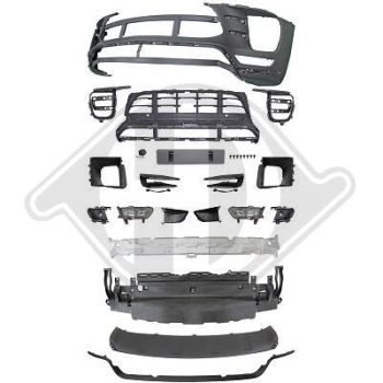 Turbo Optik Stossstange VA für Porsche Macan 2014-