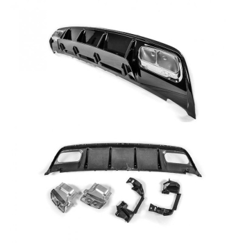 Mercedes A-Klasse AMG Look Schwarz Glanz-2