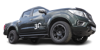 Acryl_Windabweiser_Aluminiumfelge_4x Alufelge W-Tec Extreme 8,5x20 ET+40 Nissan Navara D231/NP300 (07/2014-)
