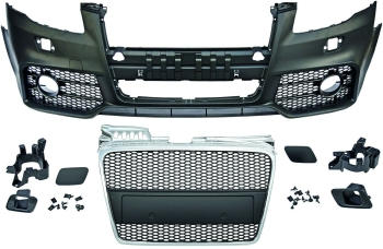 Sportstossstange RS4 Optik inkl. Grill für Audi A4 8E 04-07
