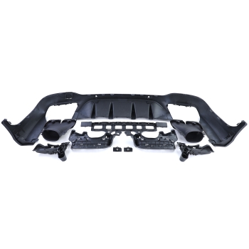 AMG Look Heck Diffusor Stossstange Auspuff für Mercedes GLC  X253  AMG Optik Paket ab 2015