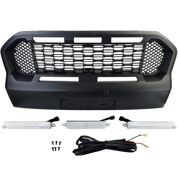 Kühlergrill Waben Performance mit LED Ford Ranger T8 2019-2023