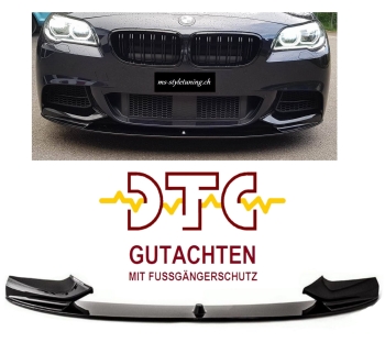 BMW F10 F11 Frontspoiler Lippe mit DTC Gutachten