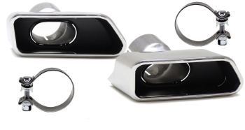 BMW F10 F11 Blenden Endrohre Chrom