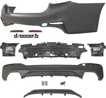 5er BMW G30 Limousine M Performance Optik Stossstange Hinten 2017-