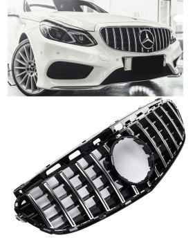 Grill Sport Kühlergrill für Mercedes W212 E AB 2013 E63 PANAMERICANA OPTIK