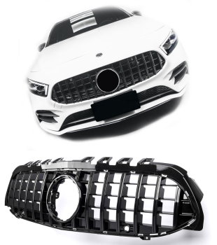 Grill Sport Kühlergrill für Mercedes W177 V177 PANAMERICANA AMG GT OPTIK / OHNE 360Grad Kamera
