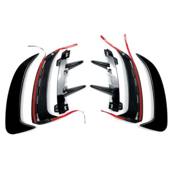 AMG OPTIK AERO FLAPS SCHWARZ hinten für Mercedes A-Klasse W177