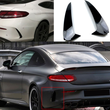 AMG OPTIK FLICS AERO FLAPS SCHWARZ FÜR MERCEDES C205 A205
