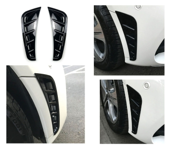 AMG OPTIK LÜFTEINLASSE LÜFTUNG LUFTHUTZE FRONSPOILER für Mercedes W205 C-Klasse FACELIFT