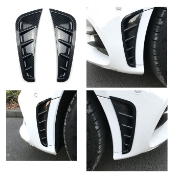 AMG OPTIK LÜFTEINLASSE LÜFTUNG LUFTHUTZE FRONSPOILER für Mercedes W205 C-Klasse FACELIFT