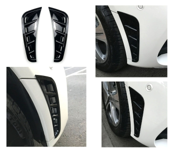 AMG OPTIK LÜFTEINLASSE LÜFTUNG LUFTHUTZE FRONSPOILER für Mercedes W205 C-Klasse FACELIFT