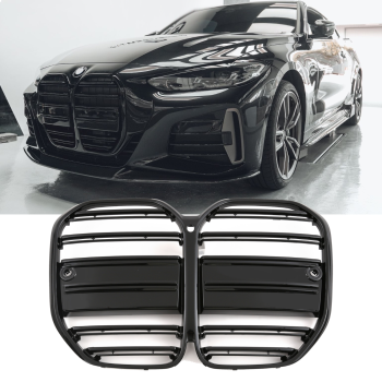 BMW 4ER G22 G23 GRAND COUPE NIEREN KÜHLERGRILL GRILL GLANZ SCHWARZ