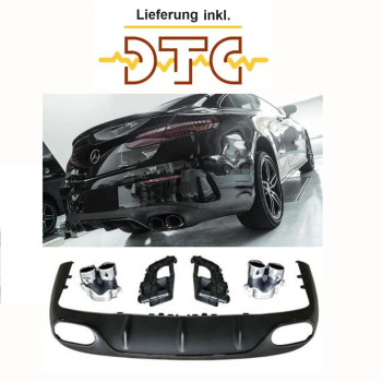 Diffusor + Auspuffblenden E53 AMG Mercedes W213 C238 A238 DTC Gutachten