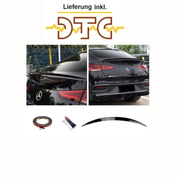 Heckspoiler Schwarz Glanz für Mercedes GLE C167 Coupe
