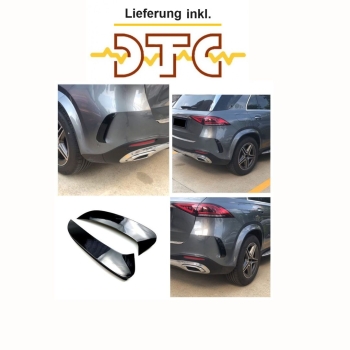 Aero Flaps Schwarz Glanz für Mercedes GLE W167 SUV