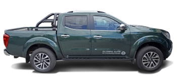 TRITTBRETTER SCHWARZ MATT FÜR NISSAN NAVARA NP300 (D231) (2015-2021) DOPPELKABINE