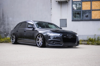 Audi A6 Japan Racing Wheels JR20 Silver