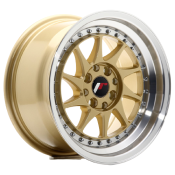 15 Zoll Felgen Felge Japan Racing Wheels JR26 Gold
