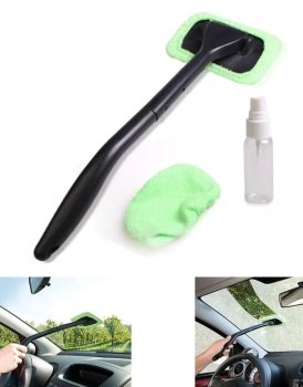 Auto Windschutzscheiben Reiniger Set Mikrofaser-Tuch + 30ml Sprühflasche