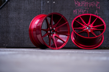 18 Zoll Felgen Felge Japan Racing Wheels JR21 Red /