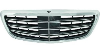 Mercedes S-Klasse W222 S65 AMG OPTIK Grill Chrom Schwarz