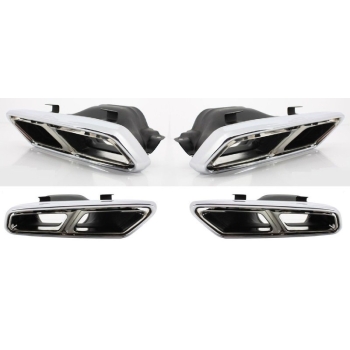 Mercedes Auspuffblenden AMG Look