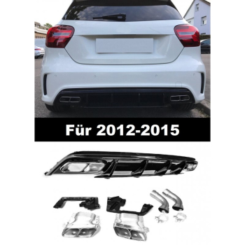 Mercedes A-Klasse AMG Look Schwarz Glanz