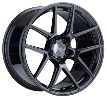 20 Zoll ACE WHEELS Felgen Felge AFF02 Dark Shiny Black (B)