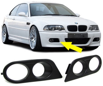 M3 Nebelscheinwerfer Cover Abdeckung 3er BMW / E46 für M3 Stossstangen