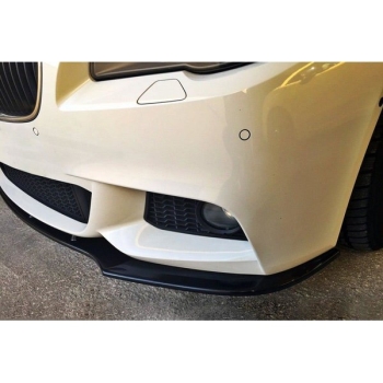CUP Frontlippe für 3er BMW F10 F11 Limousine / Touring Schwarz Glanz