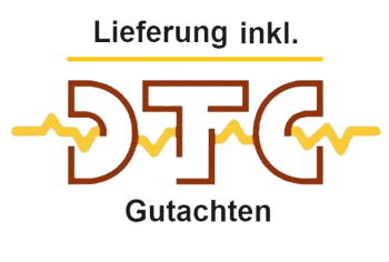 Lieferung mit DTC Gutachten (für eine Problemlose Eintragung beim Strassenverkehrsamt)