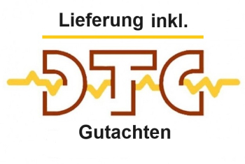 Lieferung mit DTC Gutachten (für eine Problemlose Eintragung beim Strassenverkehrsamt)