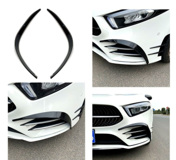 AMG OPTIK AERO FLAPS CARBON OPTIK vorne für Mercedes W177 A-Klasse