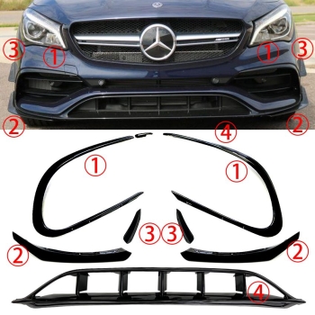 FRONTSPOILER FRONT SPOILER für Mercedes C117 CLA-Klasse Facelift
