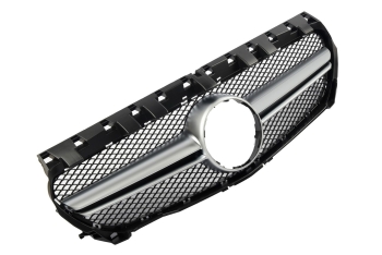 Grill Sport Kühlergrill für Mercedes C117 CLA Silber