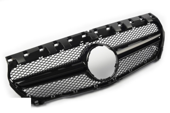 Grill Sport Kühlergrill für Mercedes C117 CLA Schwarz