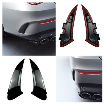 AMG OPTIK FLICS AERO FLAPS SCHWARZ FÜR MERCEDES C118 CLA