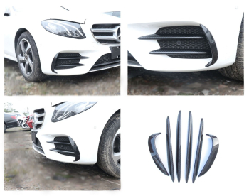 AERO FLAPS + FINS FÜR MERCEDES W213, S213, A238, C238 E-KLASSE AMG LINE (VORFACELIFT) 2017-2020