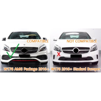 AMG Flaps Schwarz  Mercedes A-Klasse  2